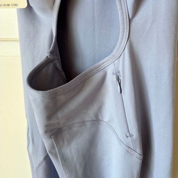 NWT Free People Let’s Bounce Onesie Jumpsuit Slate Blue Dusted Cerulean - Picture 5 of 6